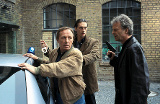 Claus Theo Gärtner als Matula, hier mit Robert Glatzeder und Peter Sattmann