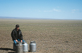 In der heißen Wüste Gobi ist Wasser das wichtigste Lebenselement