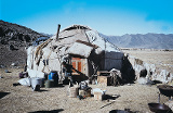 Nomadenzelt im Westen der Mongolei