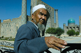 Auf dem Marktplatz von Samarkand in Usbekistan