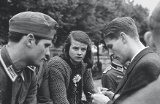 Hans und Sophie Scholl mit Christoph Probst im Juli 1942