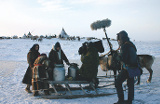 Das Team bei Aufnahmen in der Tundra
