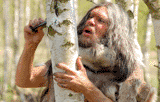 Szenenfoto aus der ZDF-Dokumentation »Der Neandertaler«