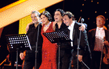 Plácido Domingo, Anna Netrebko, Rolando Villazón und Marco Armiliato