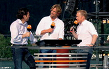 Die »Dreierkette« mit Urs Meier, Jürgen Klopp und Johannes B. Kerner