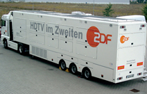 Der MP4: der erste HDTV-Übertragungswagen des ZDF