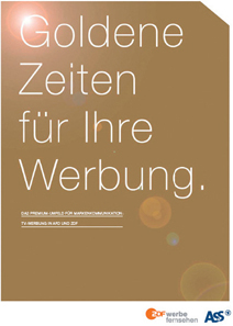 Gemeinsame Werbebroschüre der ZDF Werbefernsehen GmbH und  ARD-Werbung Sales & Services (AS&S)